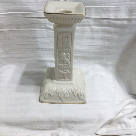 Lenox Sabbath candlesticks, NIB, 24k gold detailing, twelve tribes represented - Picture 2 of 6